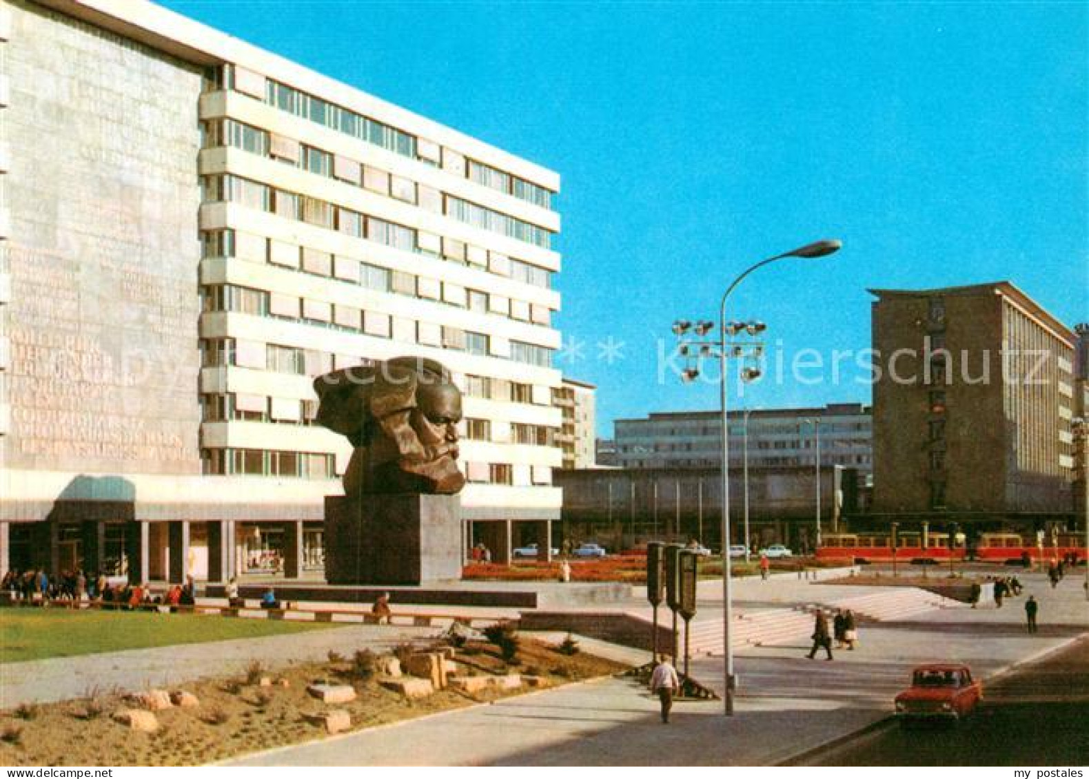 72989733 Karl-Marx-Stadt Karl Marx Allee Mit Karl Marx Monument Karl-Marx-Stadt - Chemnitz