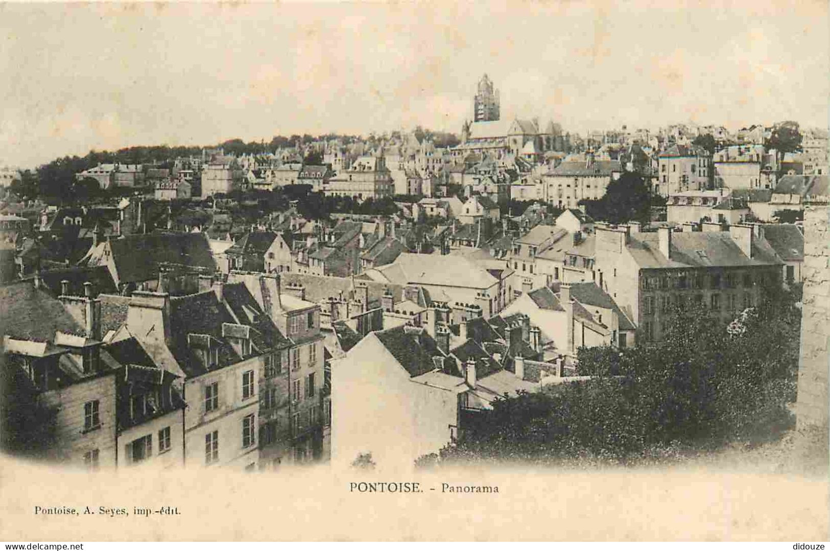 95 - Pontoise - Panorama - CPA - Voir Scans Recto-Verso - Pontoise