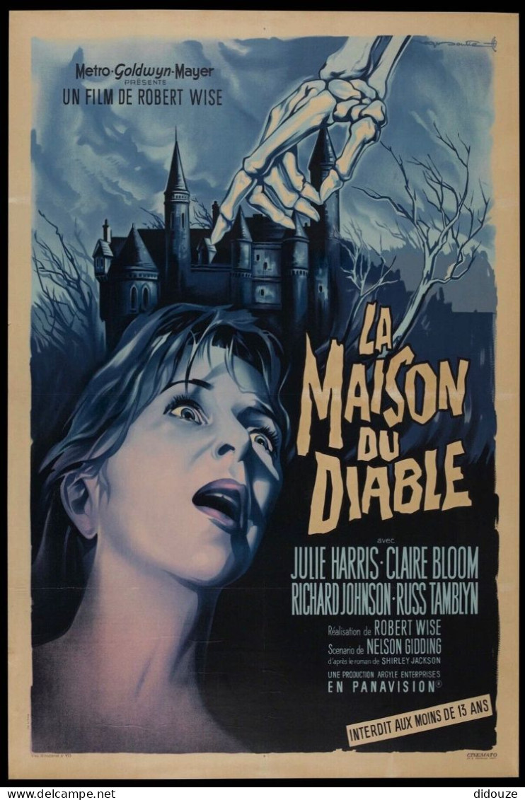 Cinema - La Maison Du Diable - Julie Harris - Illustration Vintage - Affiche De Film - CPM - Carte Neuve - Voir Scans Re - Posters On Cards