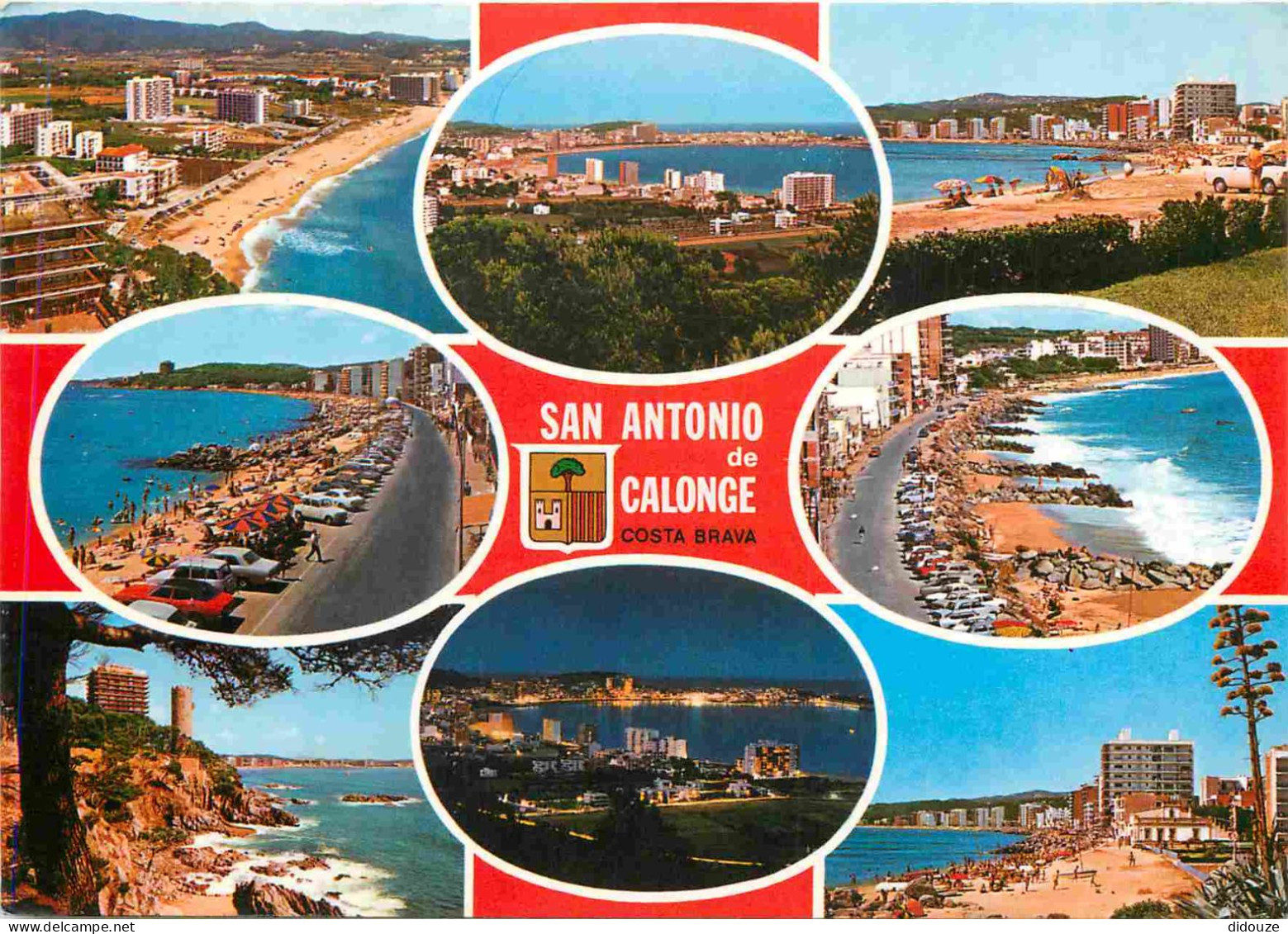 Espagne - Espana - Cataluna - Costa Brava - San Antonio De Calonge - Multivues - Automobiles - CPM - Voir Scans Recto-Ve - Gerona