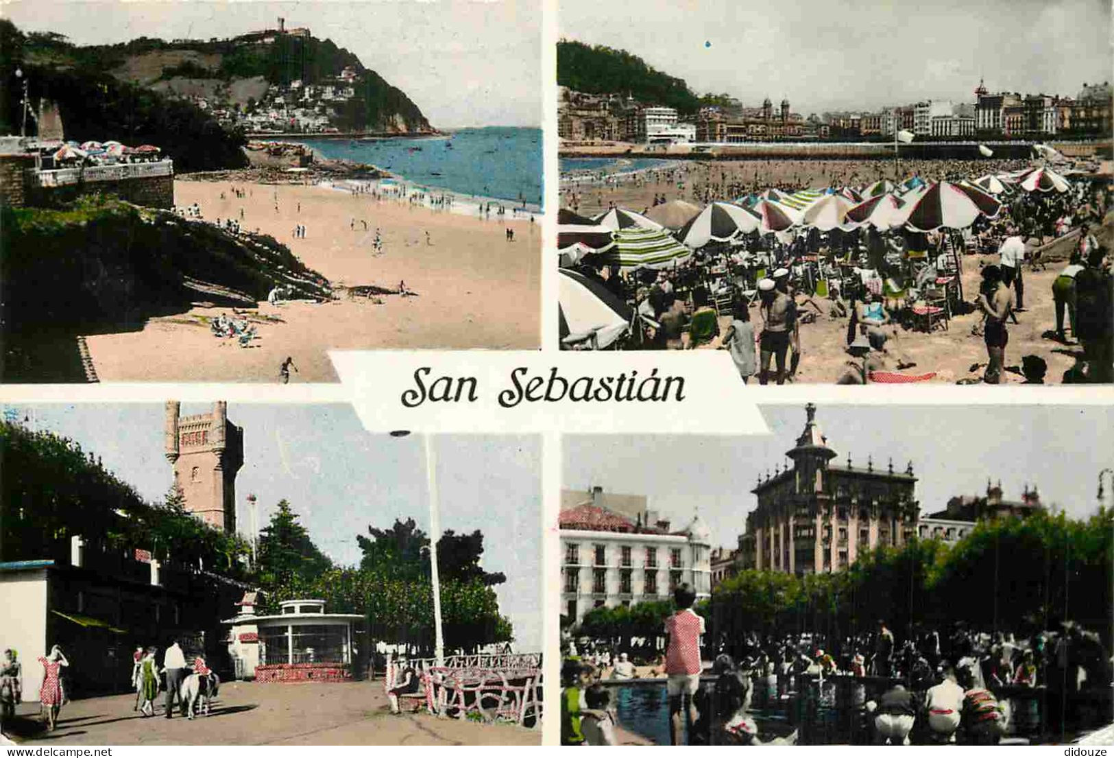 Espagne - Espana - Pais Vasco - San Sebastian - Multivues - CPSM Format CPA - Voir Scans Recto-Verso - Guipúzcoa (San Sebastián)