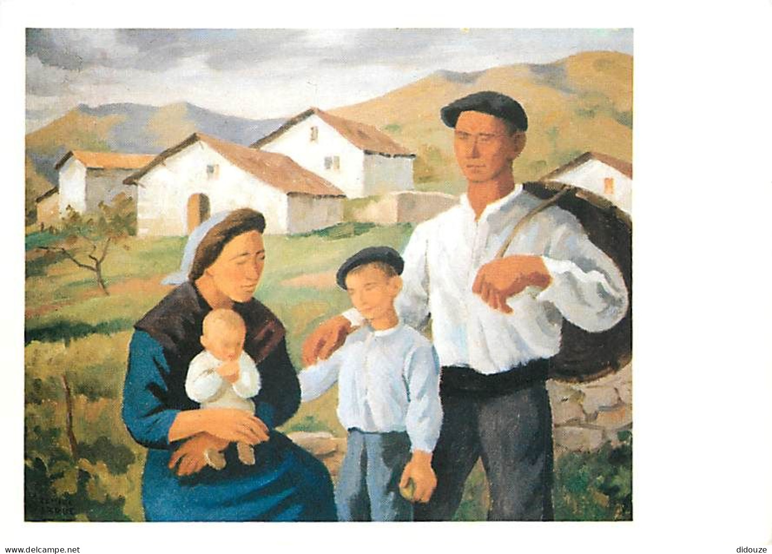 Art - Peinture - Ramiro Arrué - Famille Basque - CPM - Voir Scans Recto-Verso - Paintings