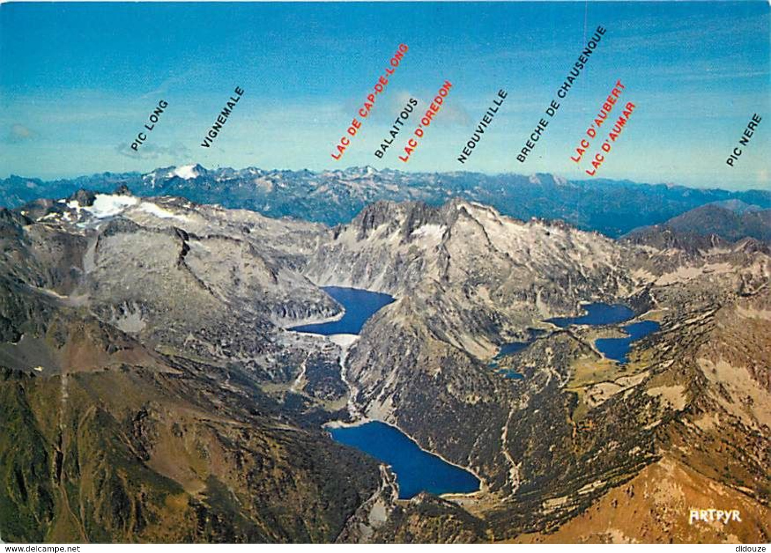 65 - Hautes Pyrénées - La Route Des Lacs - Le Bassin Lacustre D'Oredon - Cap De Long - Aubert - Aumar Et Les Pyrénées -  - Other & Unclassified
