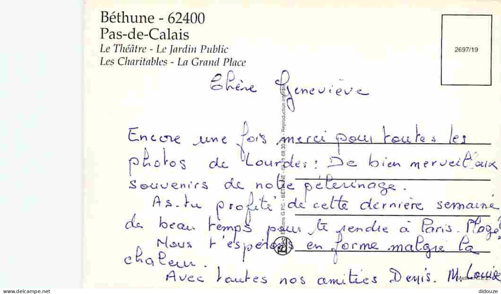 62 - Béthune - Multivues - Confrérie Des Charitables De Saint Eloi - CPM - Voir Scans Recto-Verso - Bethune