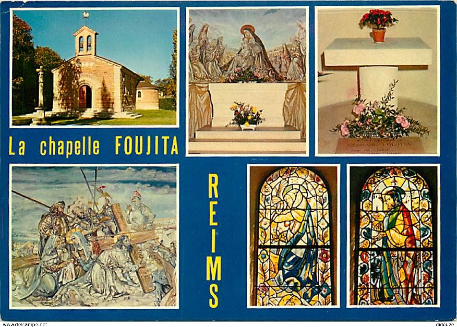 51 - Reims - Chapelle N.-D.-de-la-Paix Du Peintre Foujita - Multivues - CPM - Carte Neuve - Voir Scans Recto-Verso - Reims