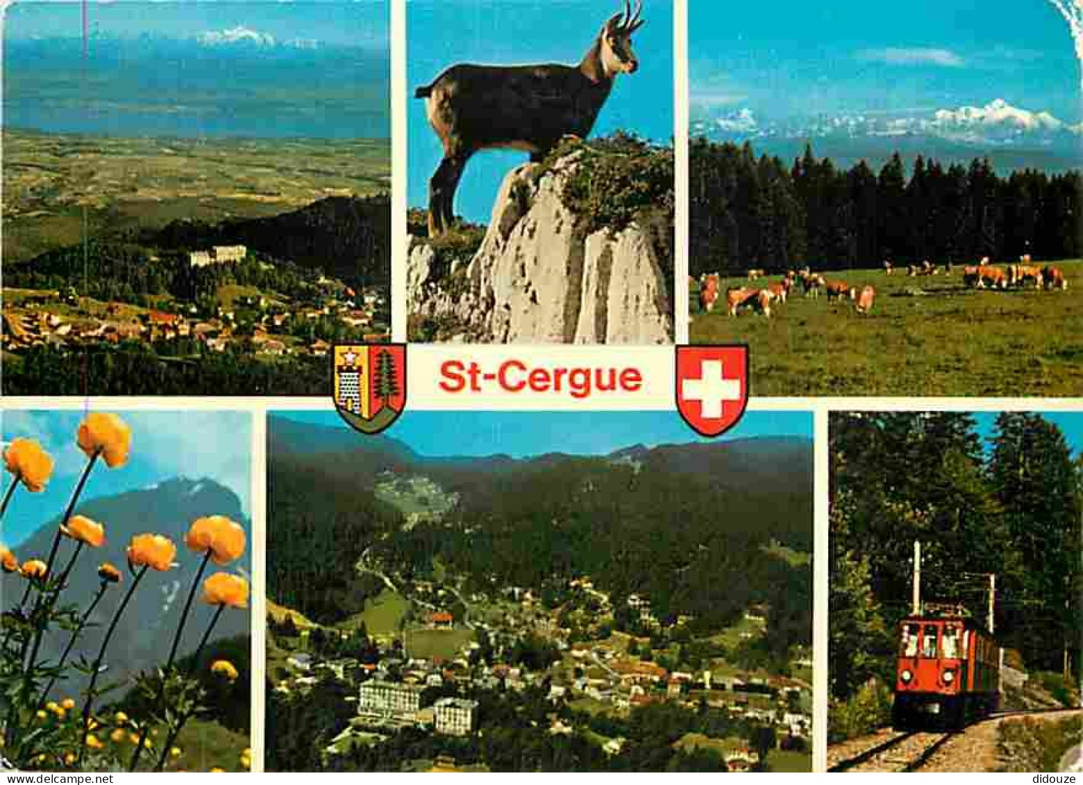 Suisse - St Cergue - Multivues - CPM - Voir Scans Recto-Verso - Sonstige & Ohne Zuordnung