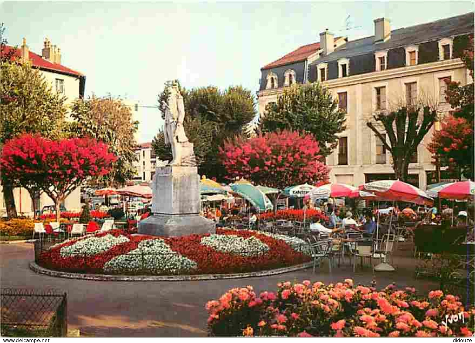 40 - Dax - Place Thiers Et Statue De J.C Borda - CPM - Voir Scans Recto-Verso - Dax