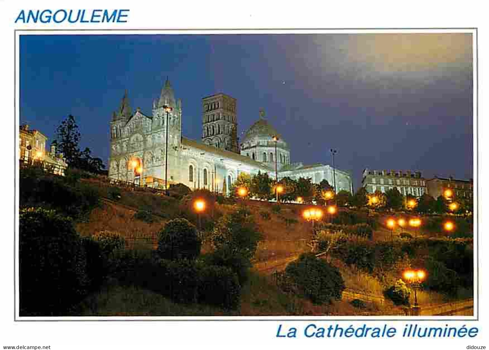 16 - Angouleme - La Cathédrale Saint-Pierre Illuminée - Vue De Nuit - Carte Neuve - CPM - Voir Scans Recto-Verso - Angouleme