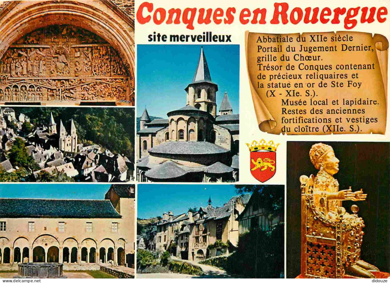 12 - Conques En Rouergue - Multivues - CPM - Voir Scans Recto-Verso - Otros & Sin Clasificación