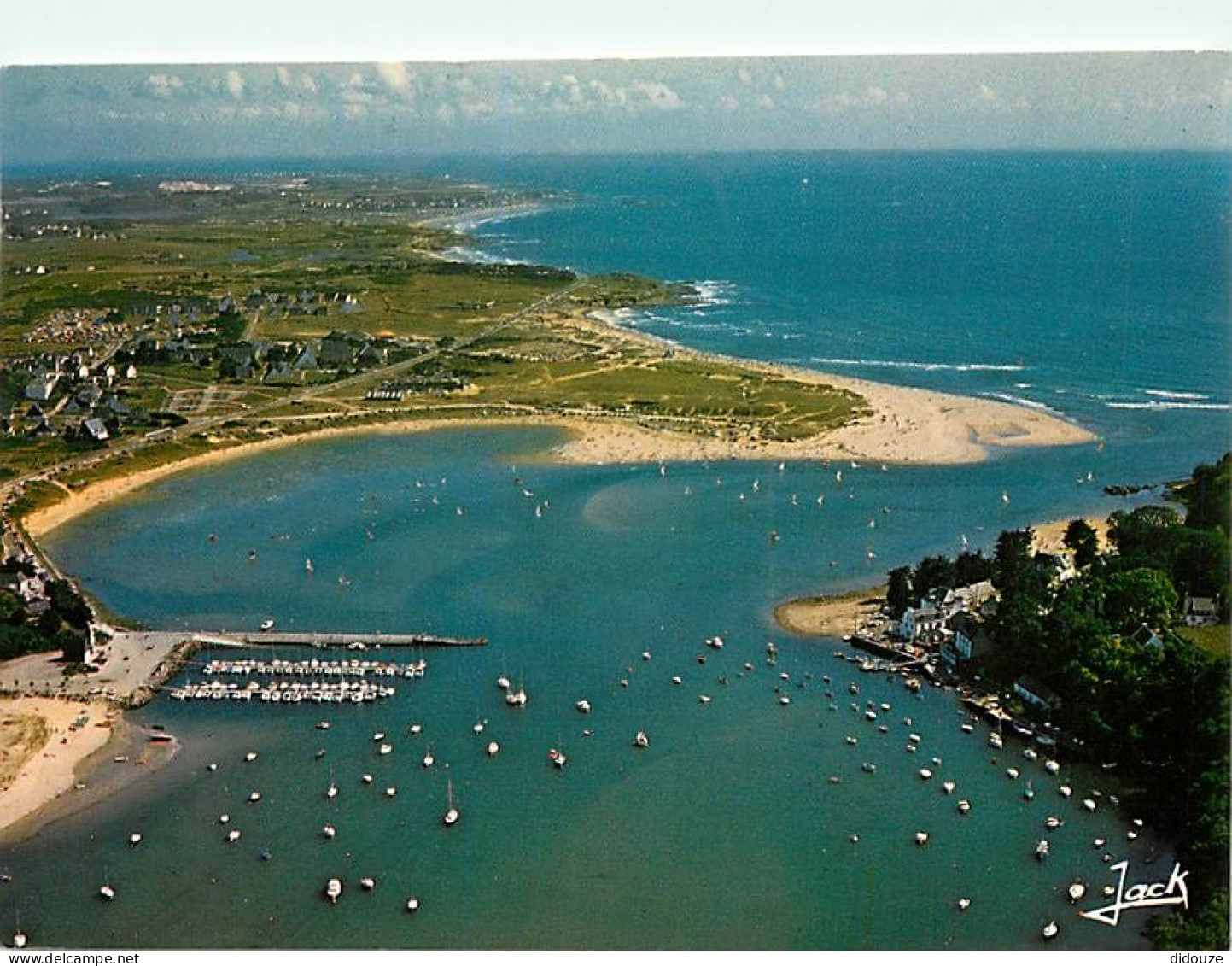 56 - Guidel - Le Port Du Bas-Pouldu, La Plage Et L'estuaire De La Laita - Vue Aérienne - CPM - Voir Scans Recto-Verso - Guidel