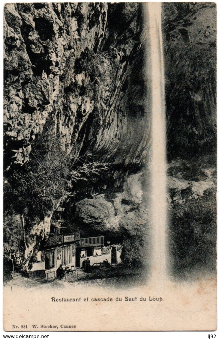 CPA 06 - Restaurant Et Cascade Du Saut Du Loup (Alpes Maritimes) - Dos Simple - Sonstige & Ohne Zuordnung