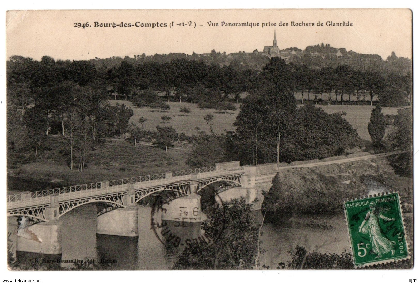 CPA 35 - BOURG-DES-COMPTES (Ille Et Vilaine) - 2946. Vue Panoramique - Autres & Non Classés