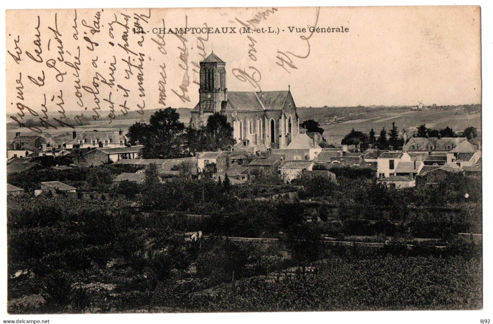 CPA 49 - CHAMPTOCEAUX (Maine Et Loire) - 134. Vue Générale - Champtoceaux