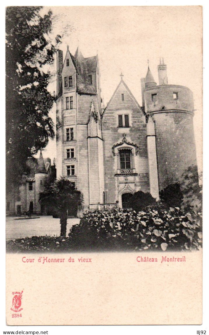 CPA 49 - MONTREUIL-BELLAY (Maine Et Loire) - Cour D'Honneur Du Vieux Château - Montreuil Bellay