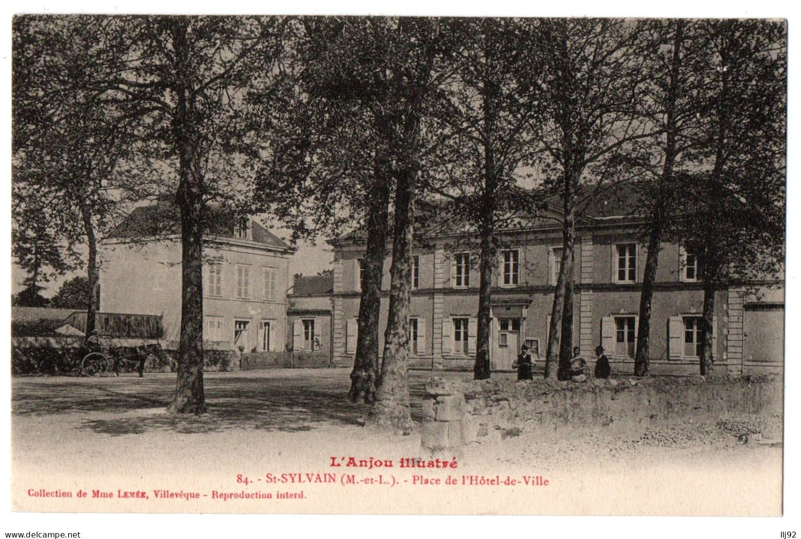 CPA 49 - SAINT-SYLVAIN (Maine Et Loire). 84. Place De L'Hôtel De Ville - Lemée - Other & Unclassified