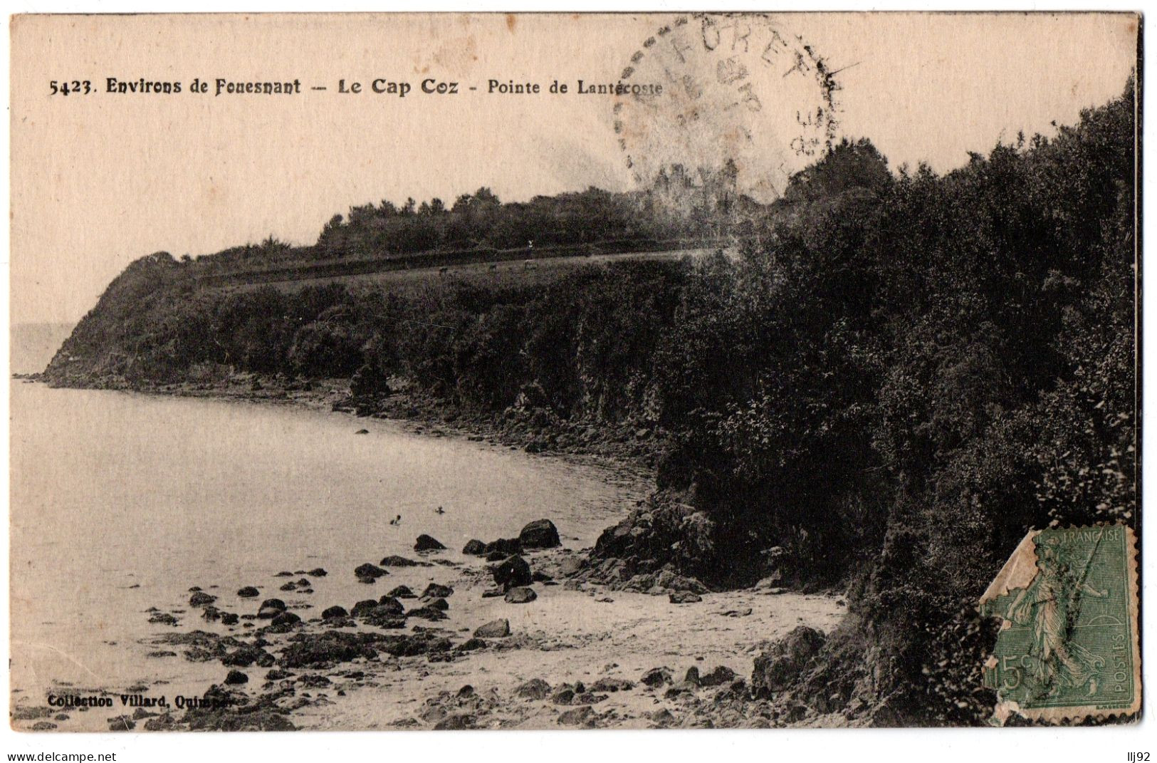 CPA 29 - LE CAP COZ (Finistère) - 5423. Pointe De Lantécoste - Andere & Zonder Classificatie