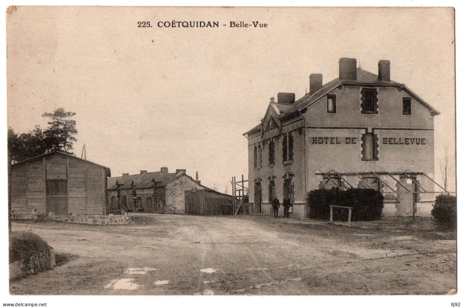 CPA 56 - COETQUIDAN (Morbihan) - 225. Belle-Vue - Guer Coetquidan