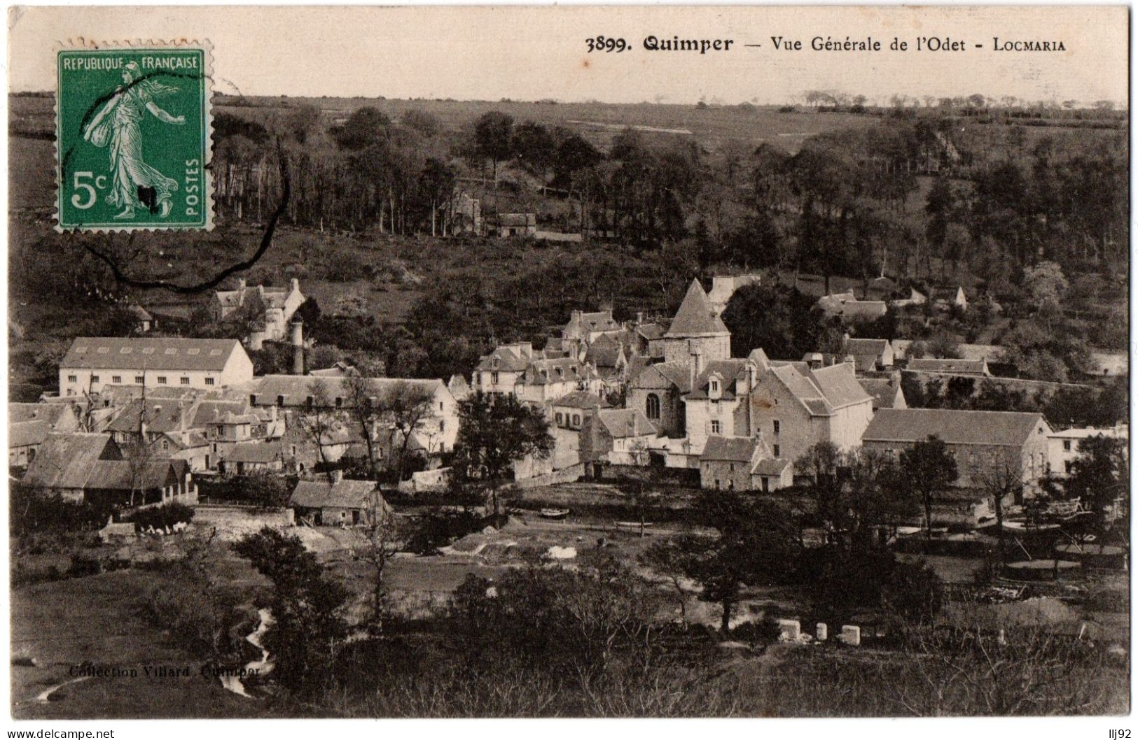 CPA 29 - QUIMPER (Finistère) - 3899. Vue Générale De L'Odet - Locmaria - Quimper