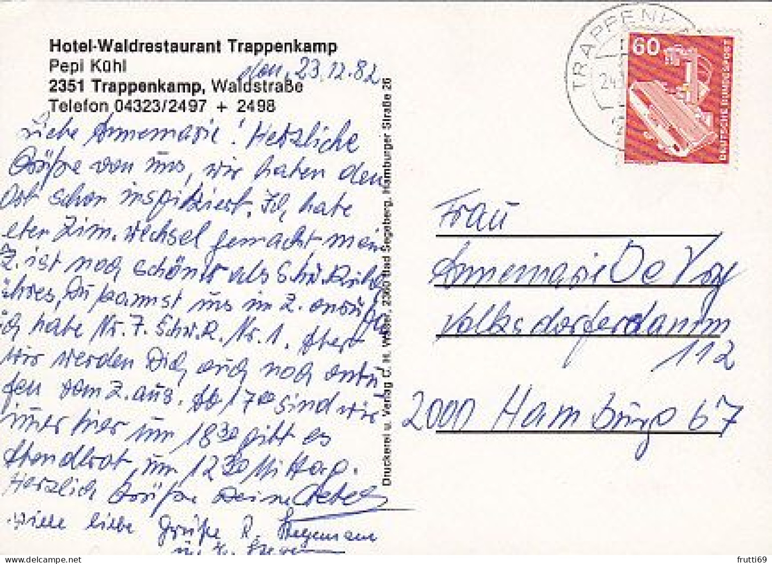 AK 211109 GERMANY - Trappenkamp - Hotel-Waldrestaurant Trappenkamp - Other & Unclassified