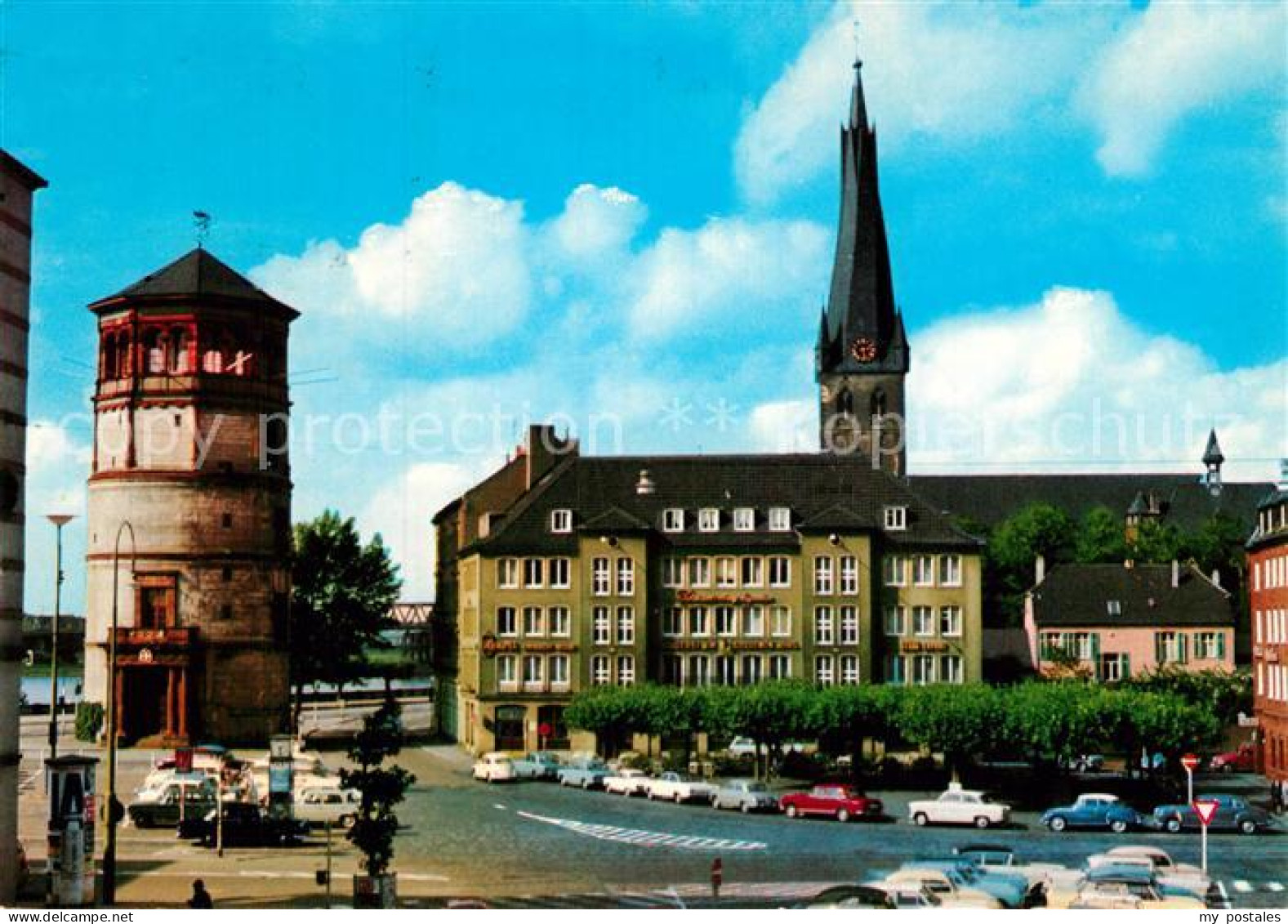 72989508 Duesseldorf Burgplatz Turm Kirchturm Duesseldorf - Duesseldorf