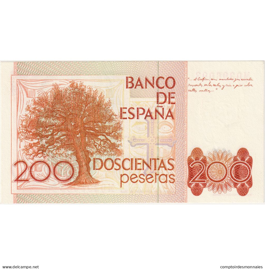 Espagne, 200 Pesetas, 1980, 1980-09-16, KM:156, NEUF - [ 4] 1975-… : Juan Carlos I