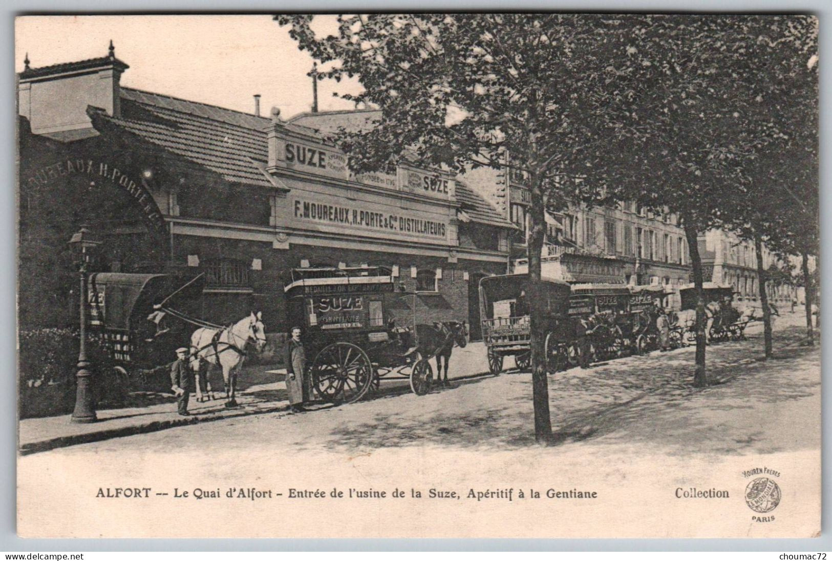 2061, Val De Marne, Alfort, Collection Mouren Frères, Le Quai D'Alfort, Entrée De L'Usine De La Suze - Maisons Alfort