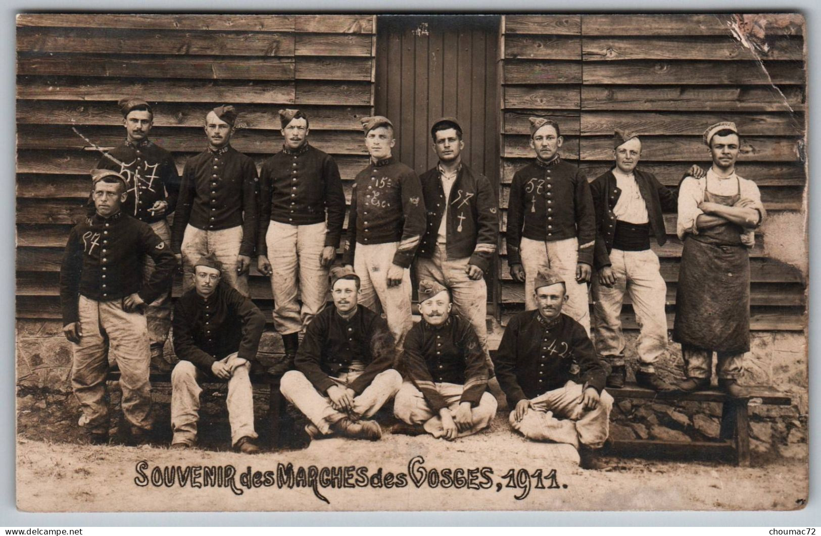 2063, Vosges, Epinal, Carte Photo Perroye, 149e RI Régiment D'Infanterie, Souvenir Des Marches, 1911, état !!!: - Epinal