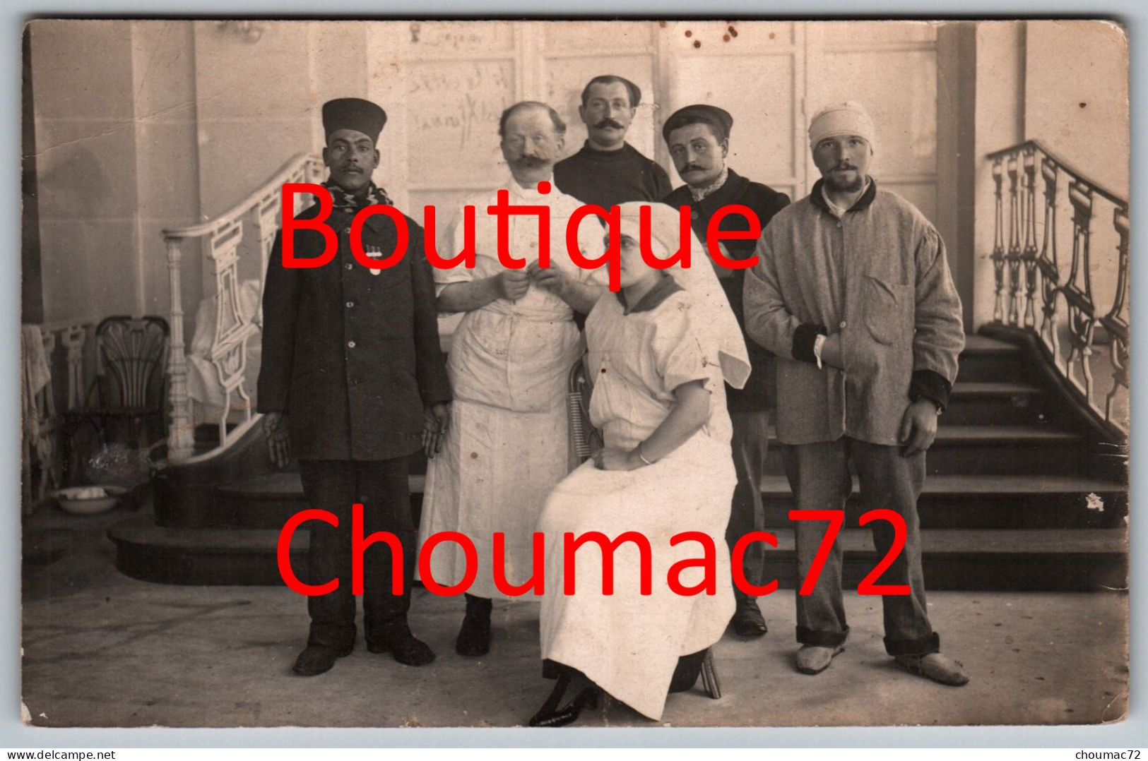 2045, Calvados, Deauville 1914, Carte Photo, Hopital Complementaire, WW1, état !! - Deauville