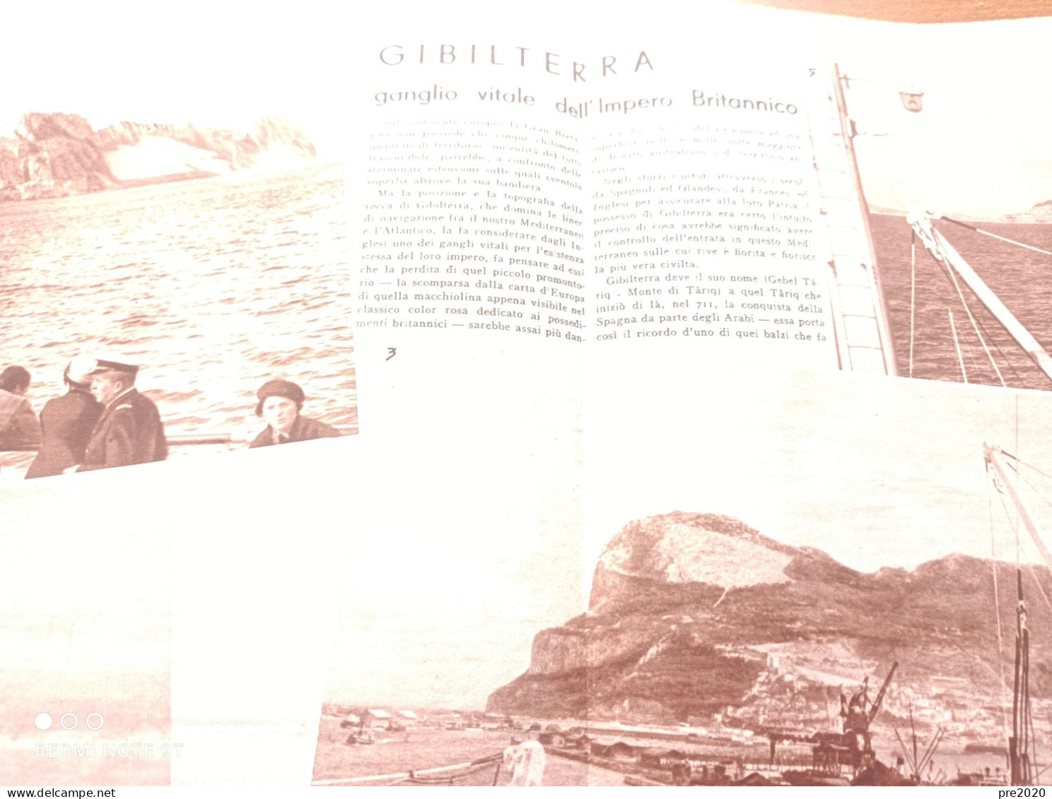 IL GAZZETTINO ILLUSTRATO 1936 GIBILTERRA CORTINA D’AMPEZZO - Otros & Sin Clasificación