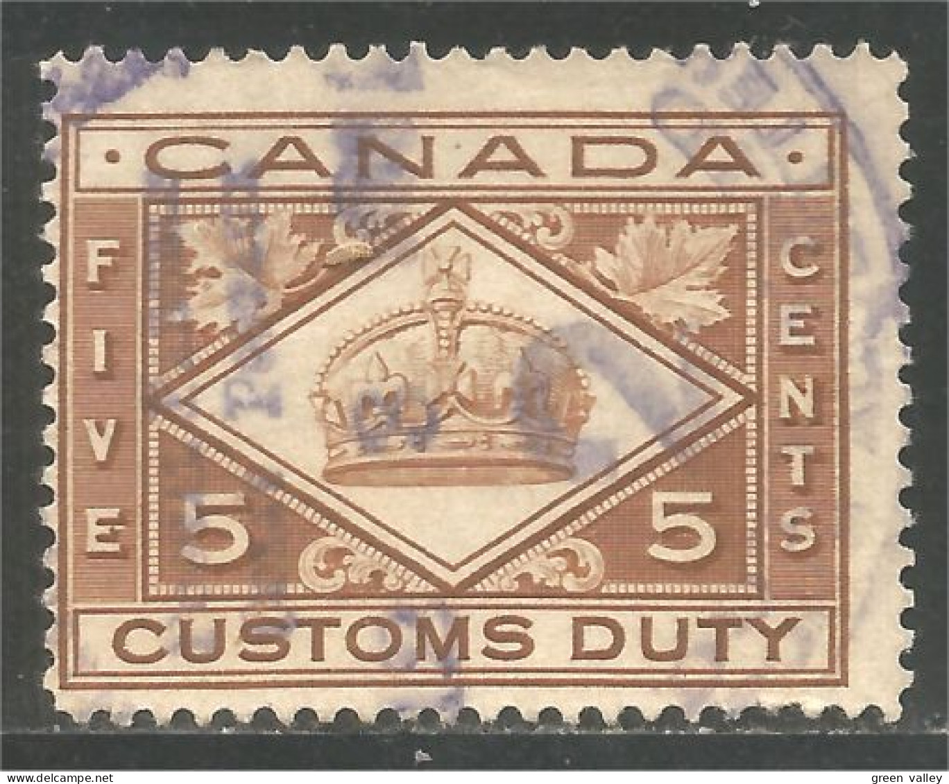 970 Canada Stamp Duty 5c (354) - Fiscali
