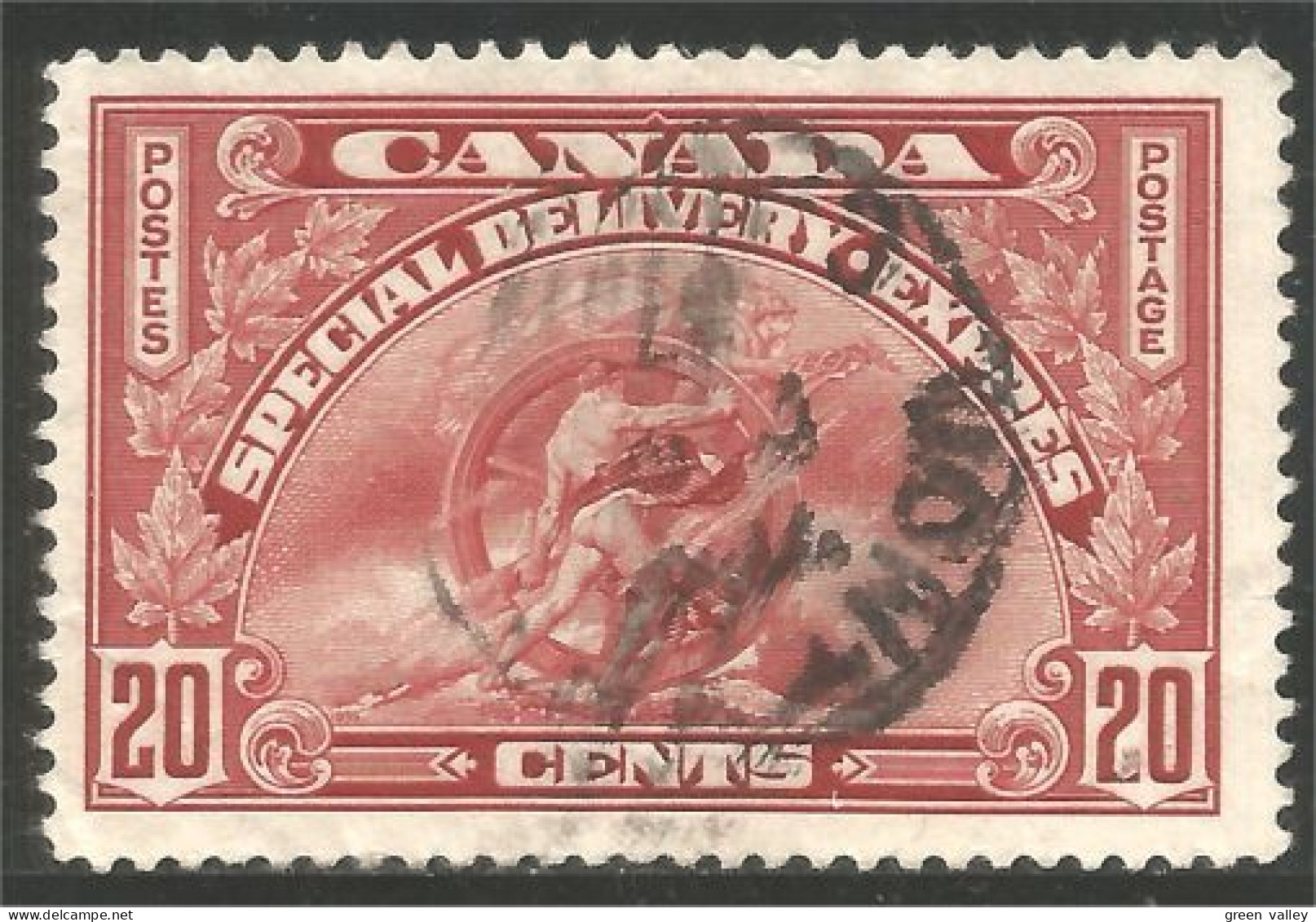970 Canada 1935 Special Delivery Exprès (347) - Luftpost-Express