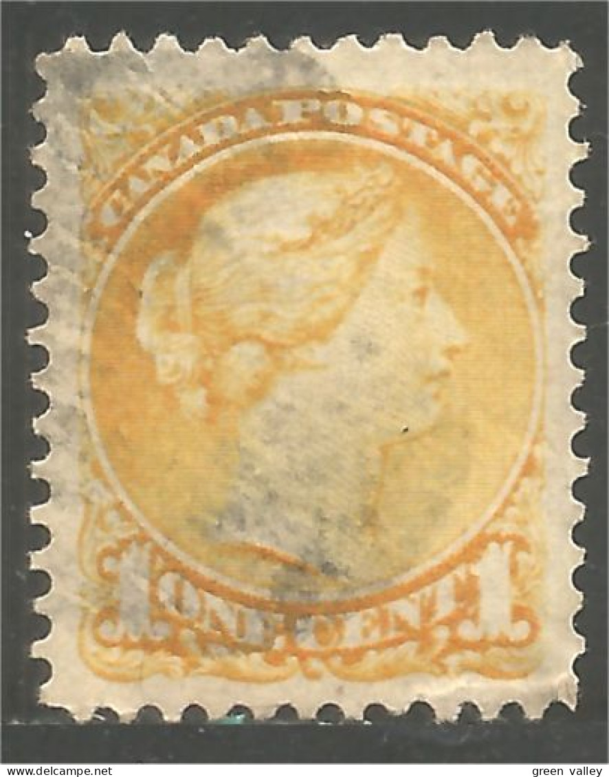 970 Canada 1870 1c Small Queen Petite Reine VF (326) - Gebruikt