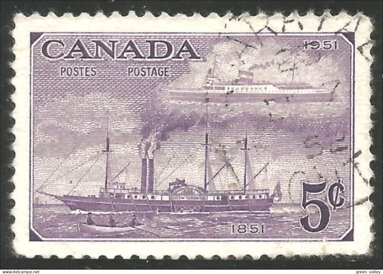 970 Canada 1951 Steamship Paquebot Liner Bateau Paquebot Schiffe (189) - Ships