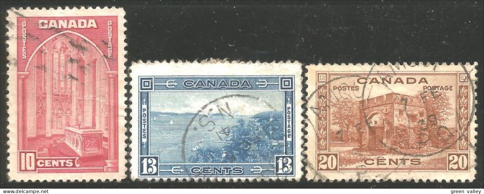 970 Canada 1938 Pictorials Sites Touristiques (165) - Gebraucht