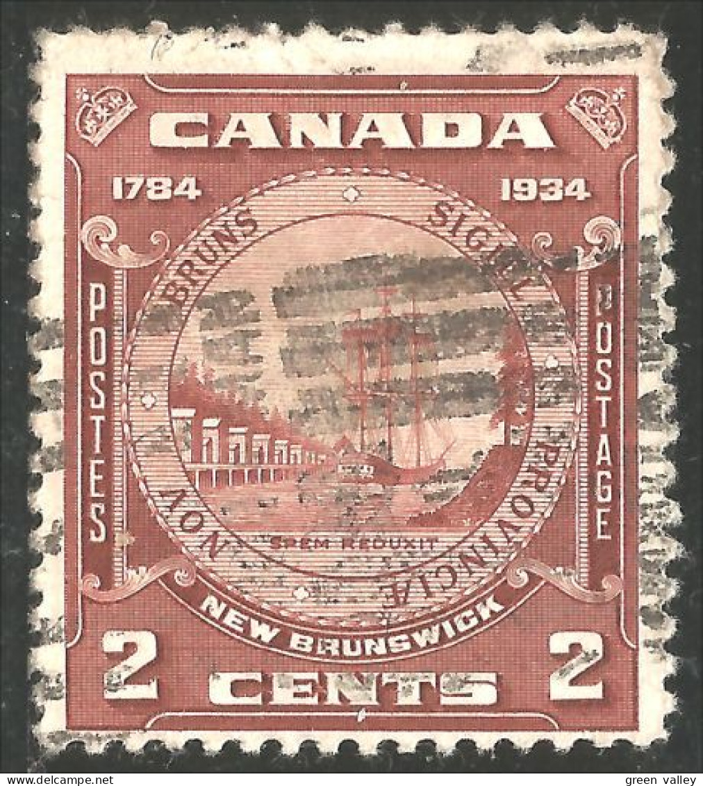 970 Canada 1934 New Brunswick Seal Bateau Voilier Sailing Ship Schiffe (147) - Schiffe