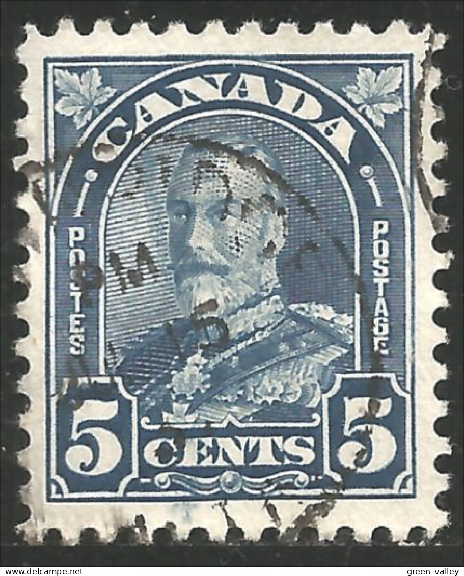 970 Canada 1930 5c Bleu King George V Arch (103) - Oblitérés