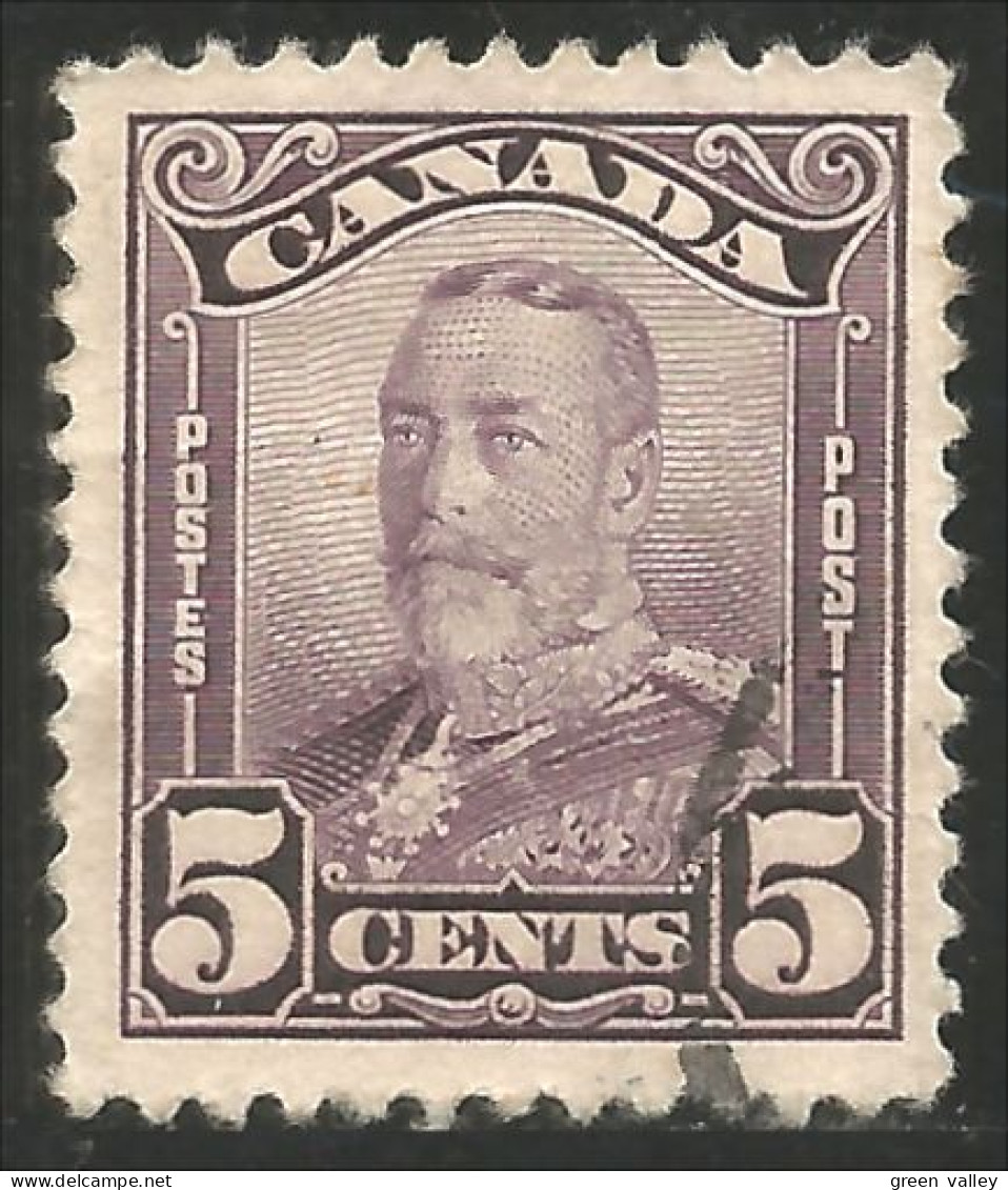 970 Canada 1928 5c Violet King George V Scroll (91) - Sonstige & Ohne Zuordnung