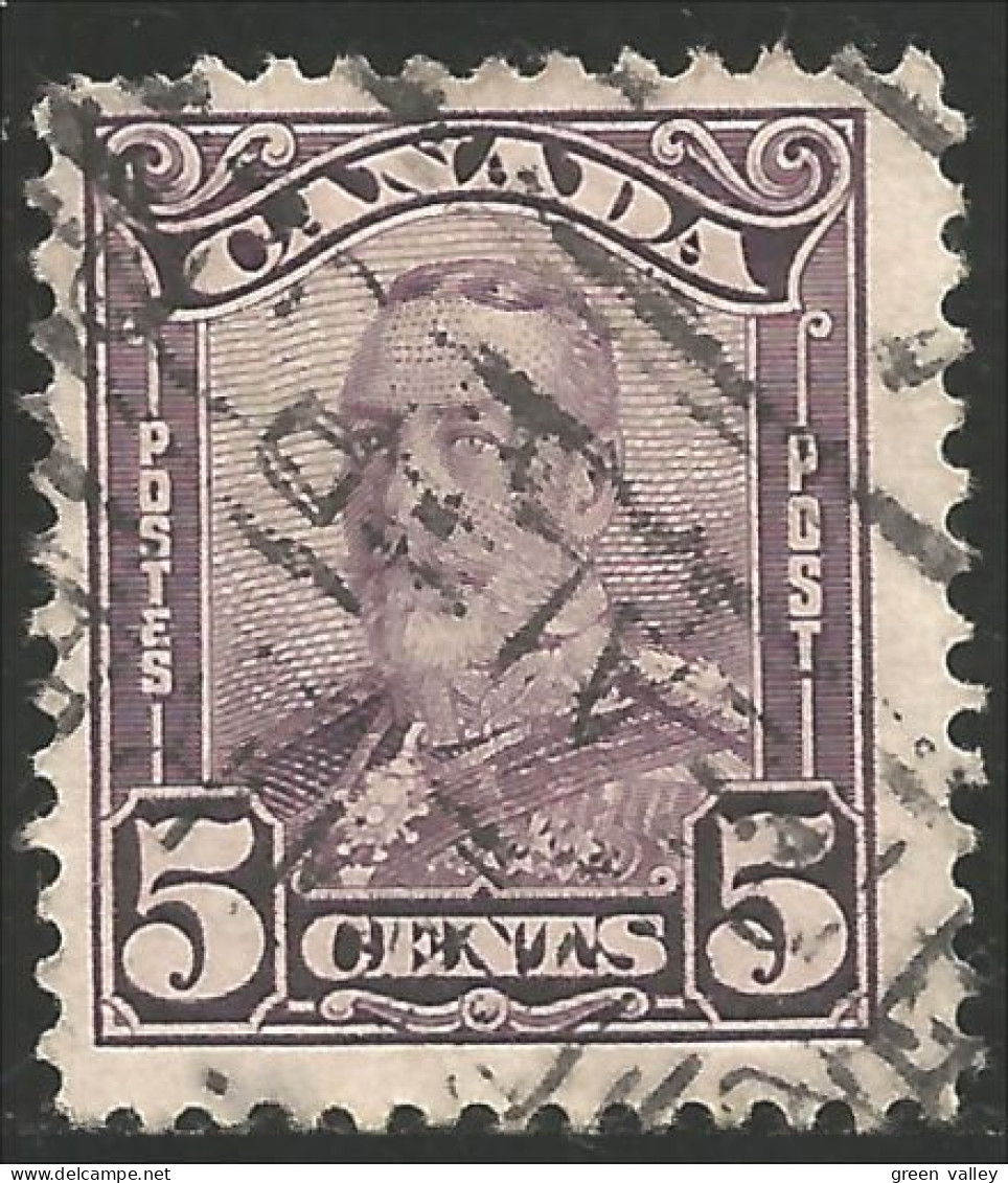 970 Canada 1928 5c Violet King George V Scroll (90) - Autres & Non Classés