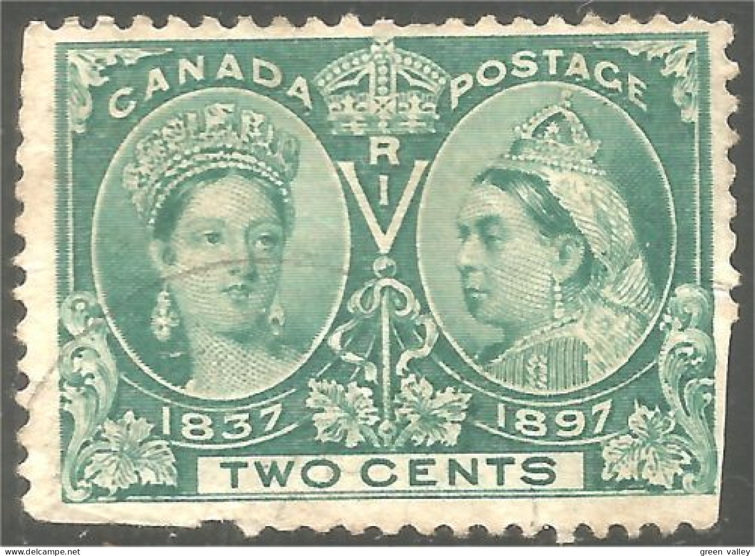970 Canada 1897 2c Diamond Jubilee (26) - Gebruikt