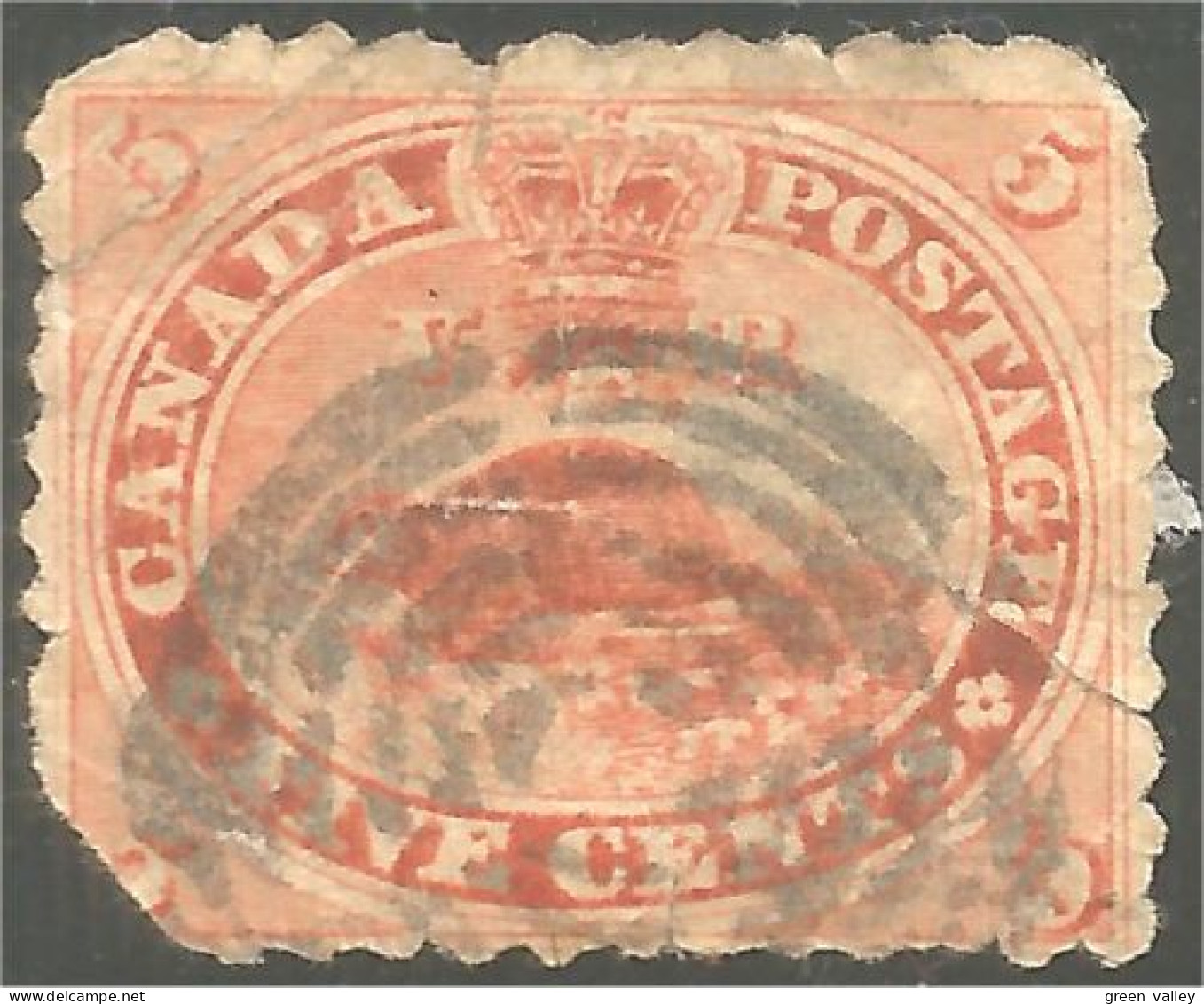 970 Canada 1859 4c Vermillon Beaver Castor (1) - Used Stamps