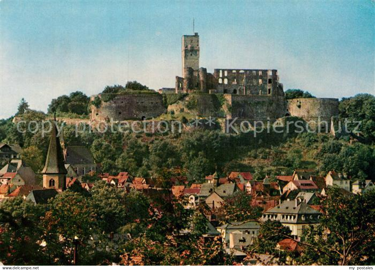 72987996 Koenigstein Taunus Altstadt Mit Burgruine Koenigstein Taunus - Königstein