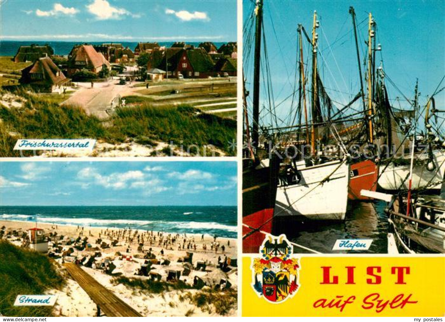 72987989 List Sylt Frischwassertal Strand Hafen Fischkutter List Sylt - Autres & Non Classés