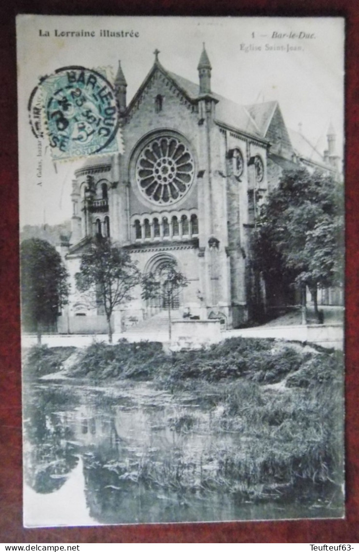 Cpa Bar-le-Duc : église Saint-Jean - Bar Le Duc