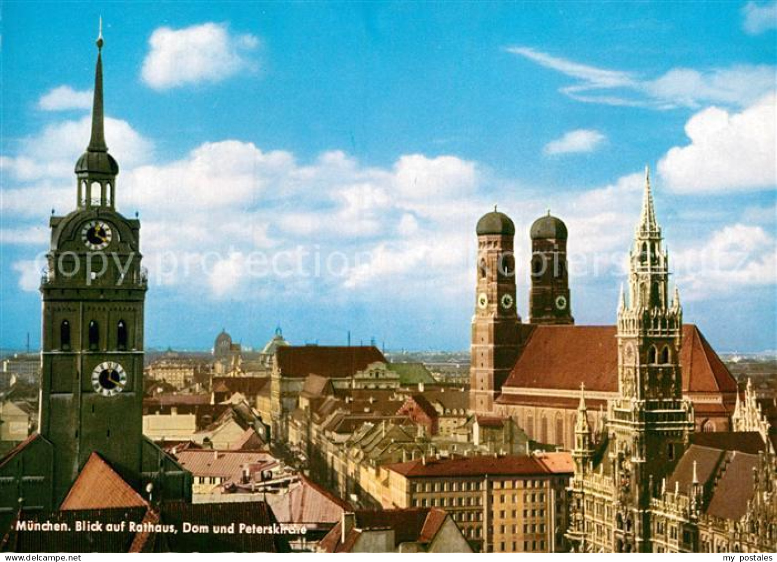 72987946 Muenchen Blick Von Der Heiliggeistkirche Auf Die Stadt Frauenkirche Mue - Muenchen