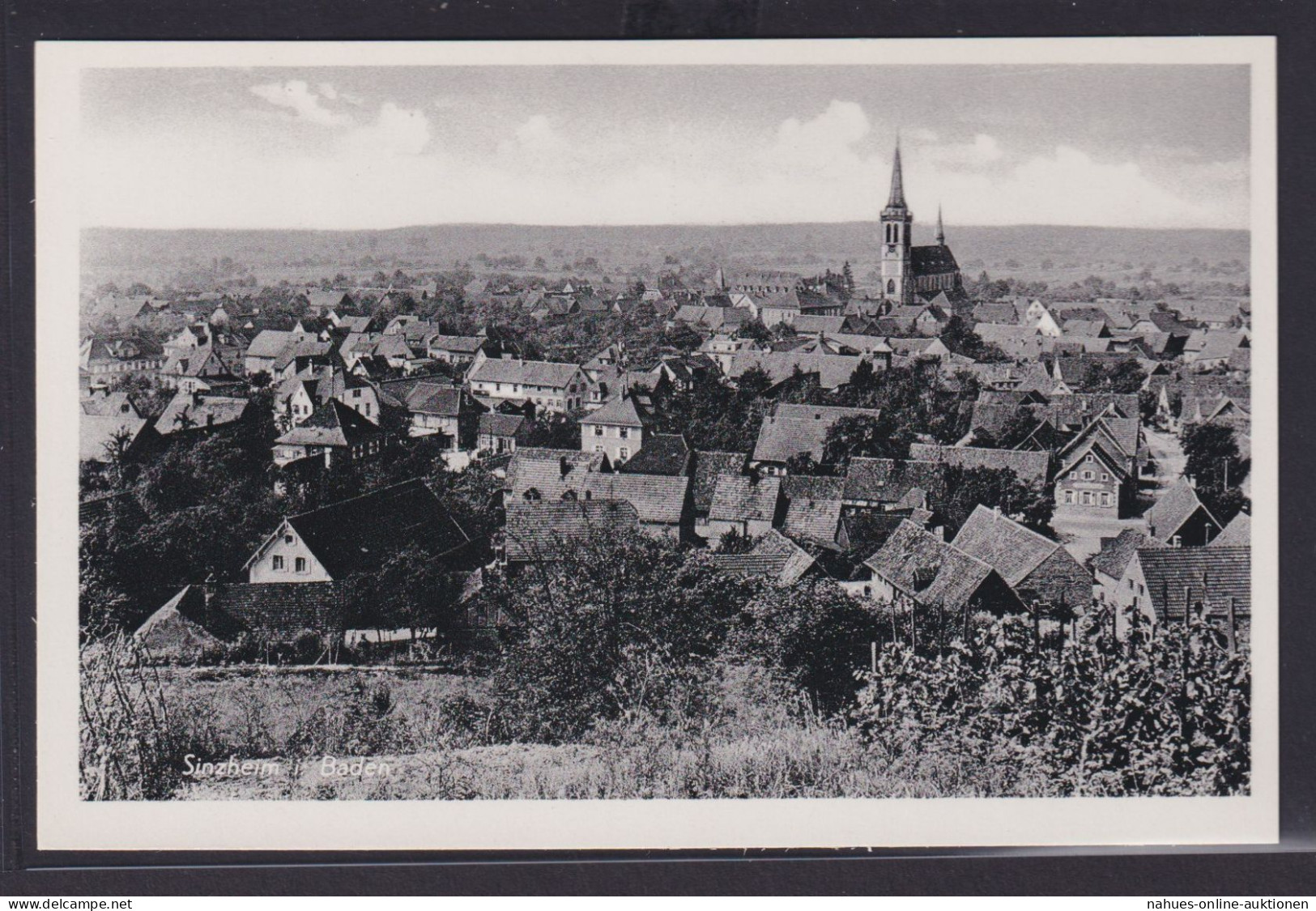 Ansichtskarte Sinzheim Totalansicht Baden Württemberg Kunstverlag Kurt Görtz - Andere & Zonder Classificatie