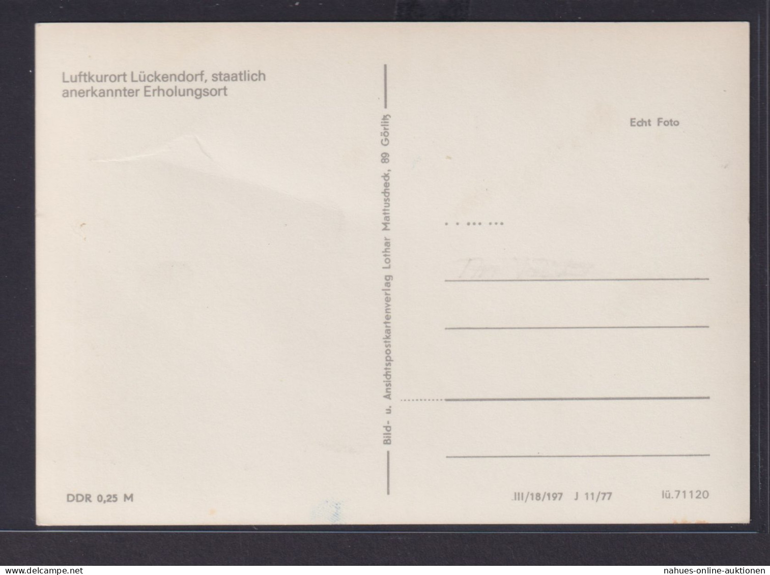 Ansichtskarte Lückendorf Ortsansicht Landschaft Hochwald Berge Luftkurort - Sonstige & Ohne Zuordnung