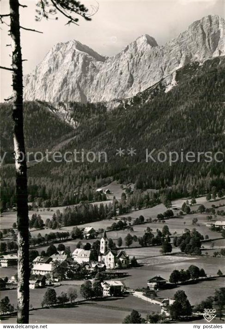 72987860 Ramsau Dachstein Steiermark Panorama Mit Dachsteingebirge Ramsau Dachst - Sonstige & Ohne Zuordnung