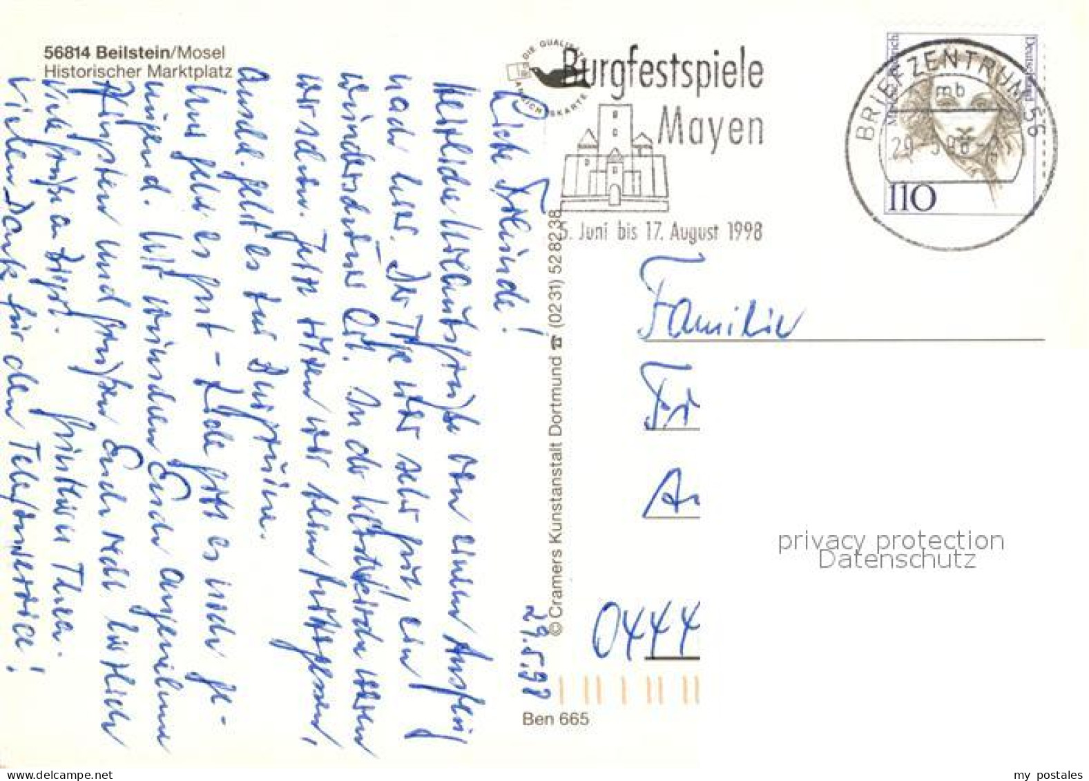 72987660 Beilstein Mosel Marktplatz Fachwerk Beilstein Mosel - Other & Unclassified