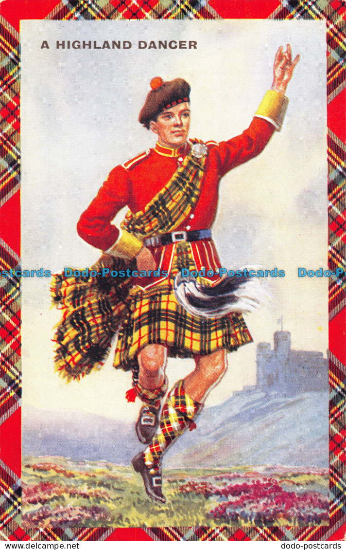 R077958 A Highland Dancer. Valentine. Pipers And Dancers Series - Monde