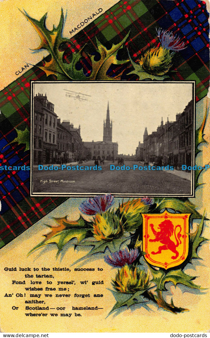 R077979 Clan Macdonald. High Street. Guid Luck To The Thistle. Davidsons Scotch - Monde